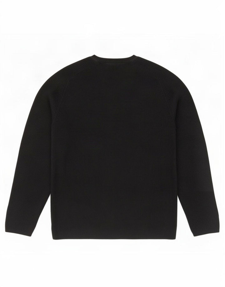 Gap Mens Top Manga Longa Grande Algodão Preto