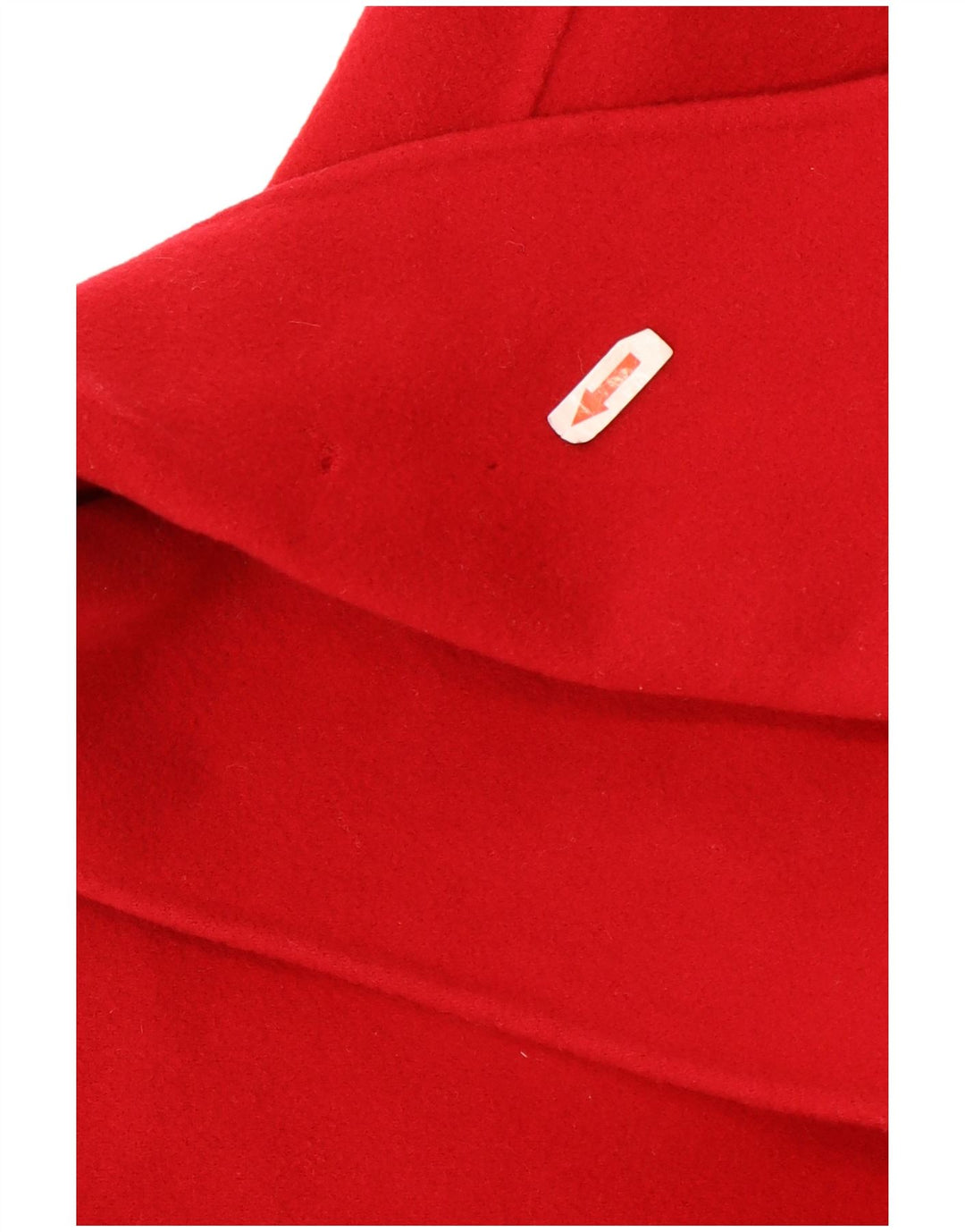 Sobretudo feminino vintage UK 22 3XL vermelho