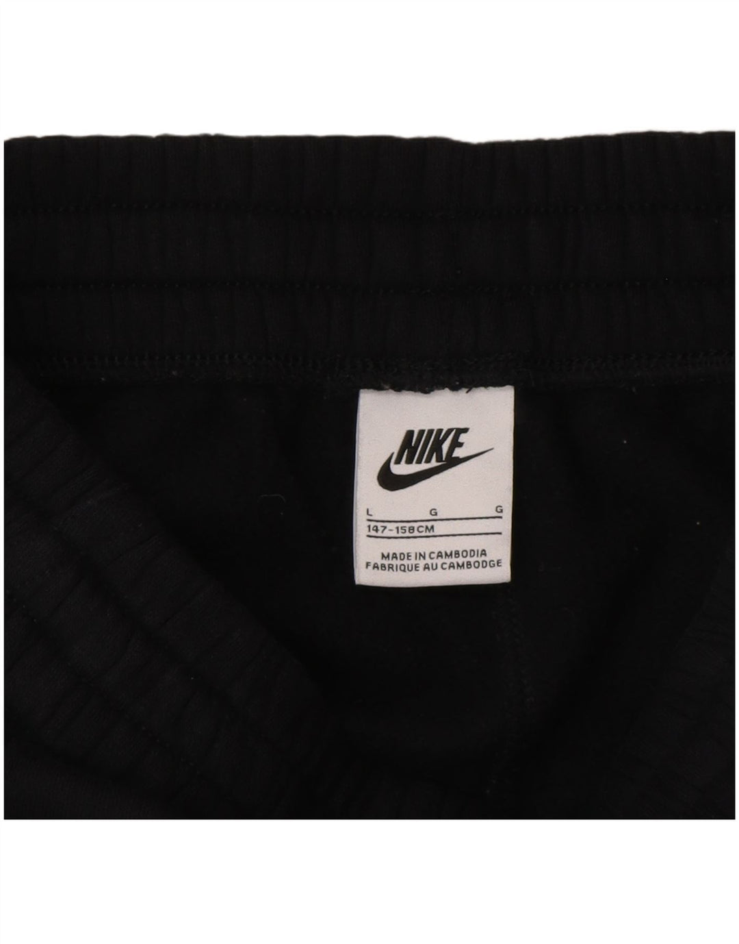 Calça de treino Nike Boys Joggers 12-13 anos grande algodão preto