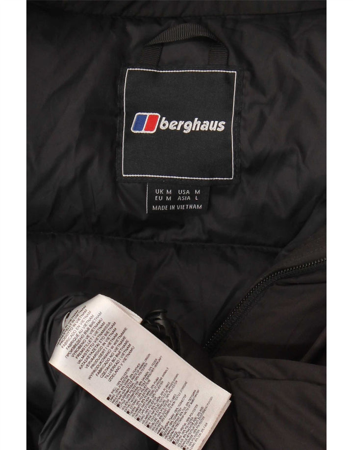 Colete acolchoado masculino Berghaus UK 38 poliéster preto médio