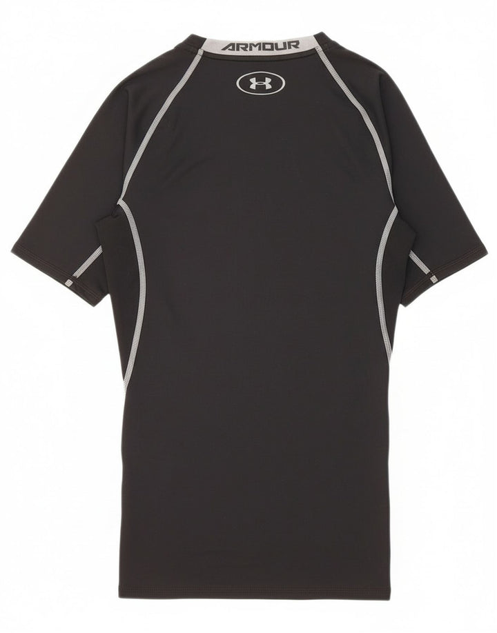 Camiseta gráfica feminina Under Armour UK 8 pequena poliéster preta