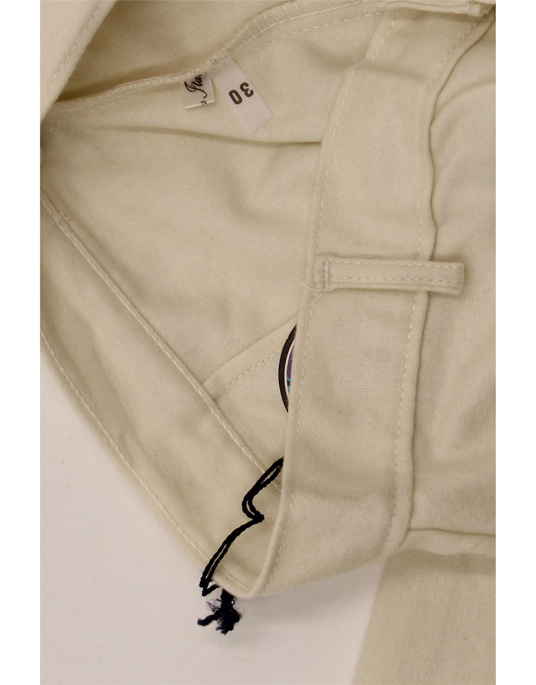 Calça casual feminina VINTAGE Bootcut W30 L34 bege