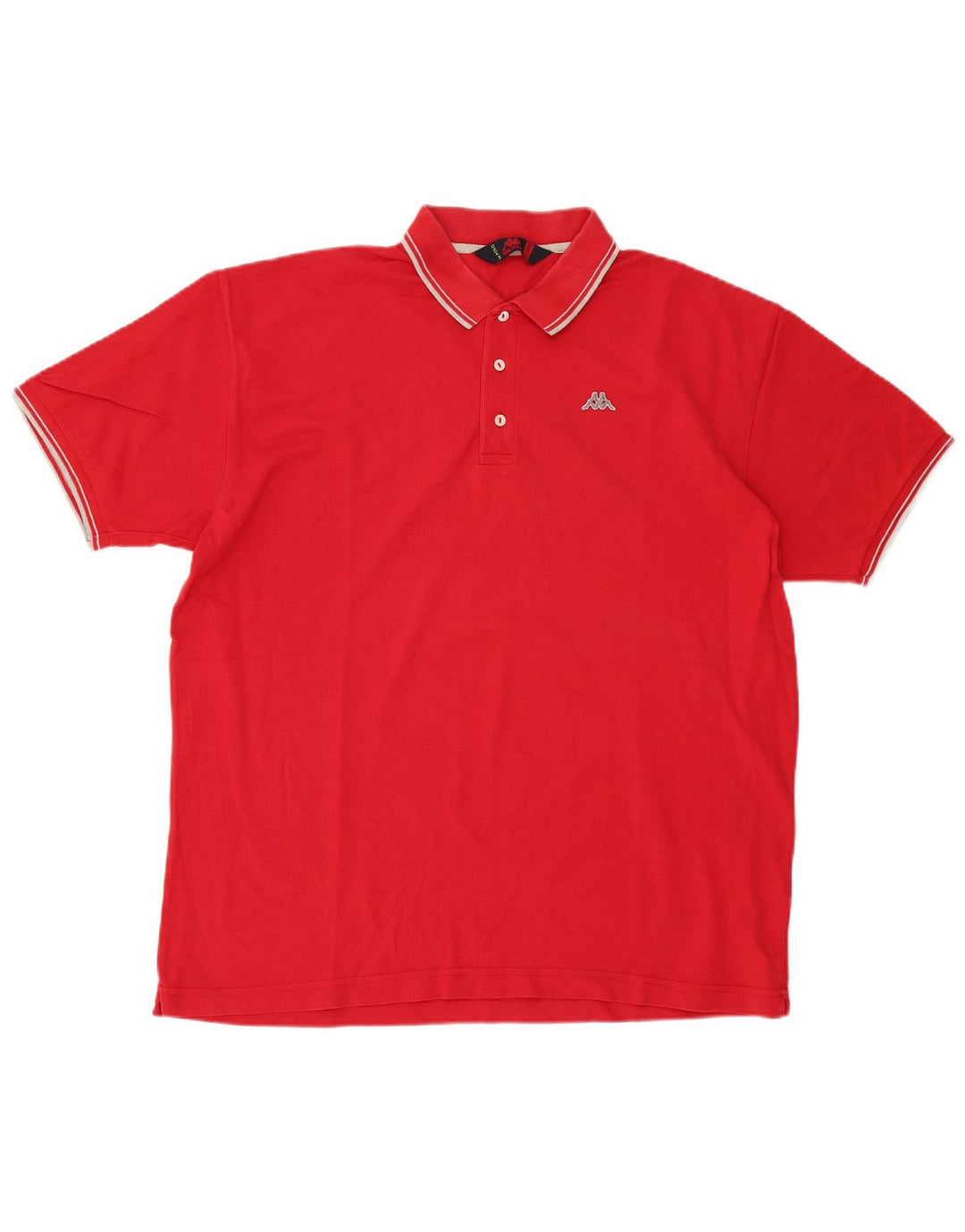 Camisa polo masculina Kappa 2XL algodão vermelho