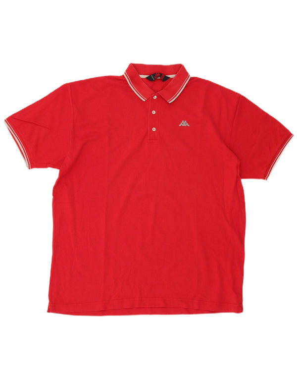 Camisa polo masculina Kappa 2XL algodão vermelho