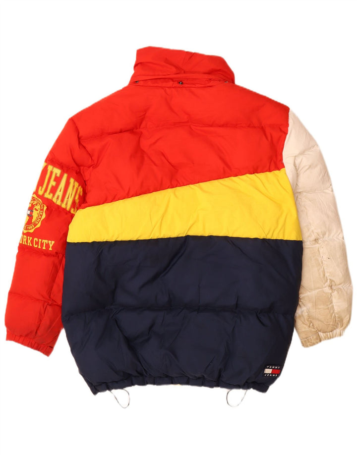 Jaqueta masculina acolchoada gráfica Tommy Hilfiger UK 34 XS multicolorido