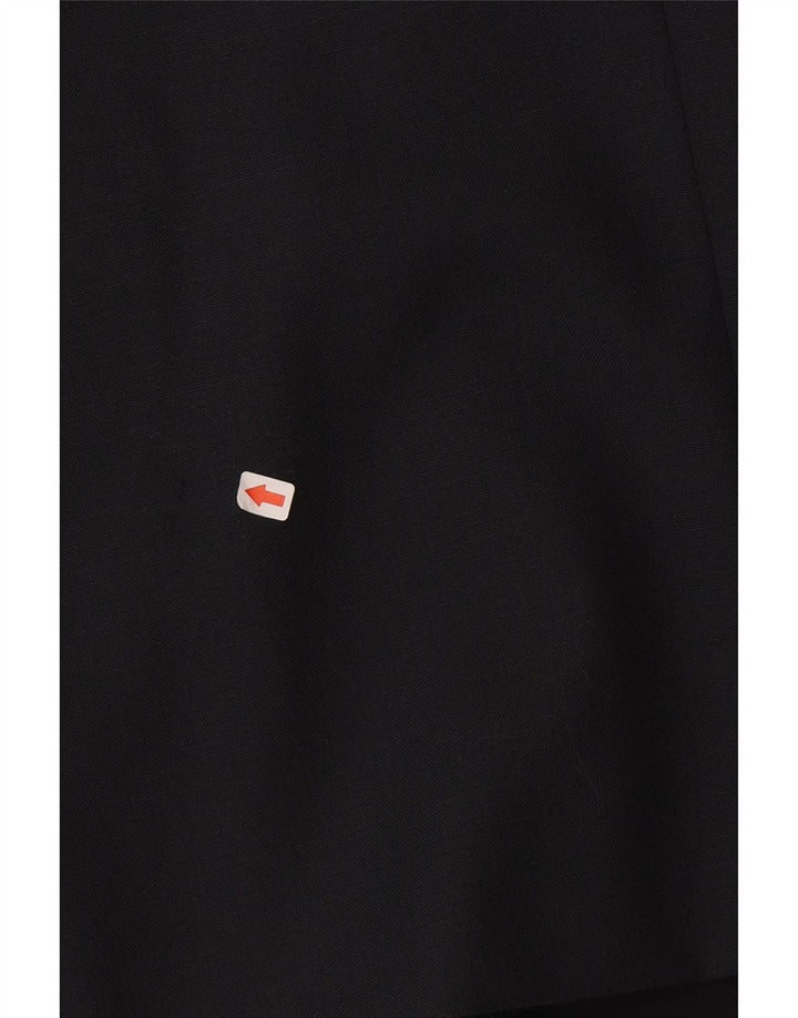 Jaqueta blazer masculina Profilo com peito duplo IT 48 lã virgem preta média