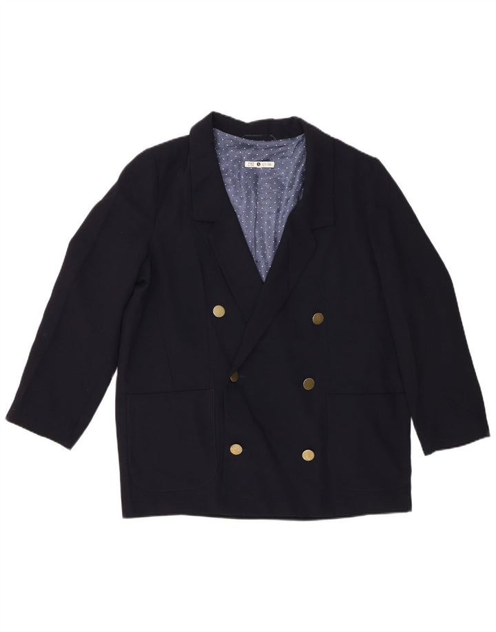 Jaqueta Marks & Spencer feminina Alexa Chung Blazer Reino Unido 14 grande azul marinho