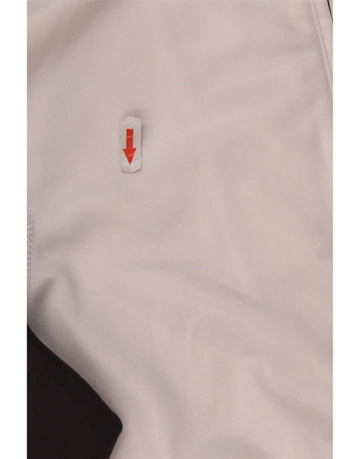 Lotto Mens Treino Top Jaqueta Pequena Colorblock Branco