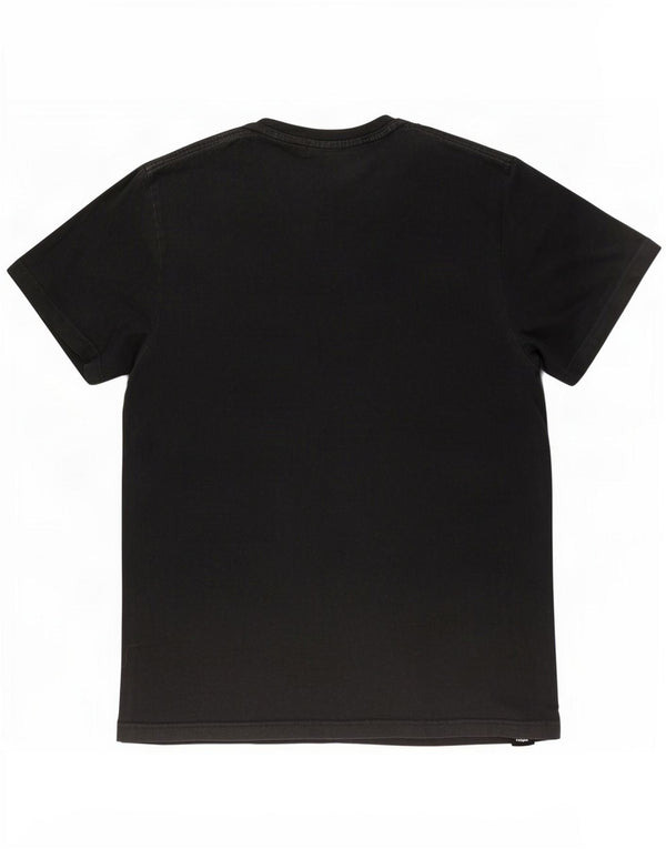 Adidas Mens Graphic T-Shirt Top Médio Algodão Preto