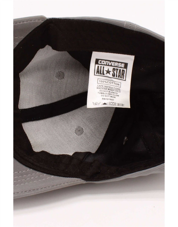 Boné de beisebol gráfico masculino Converse tamanho único algodão cinza