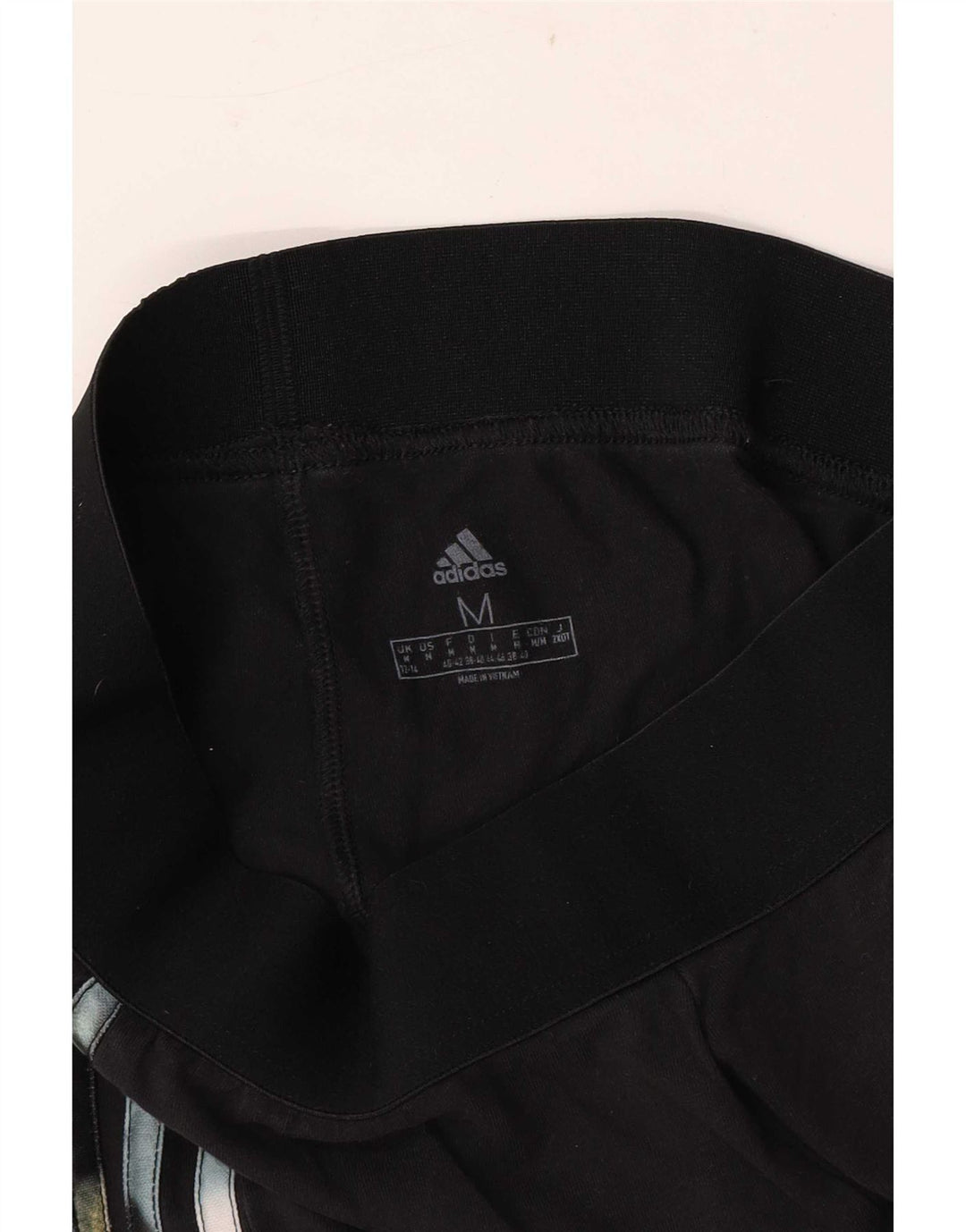 Leggings Adidas Femininas UK 12-14 Médias Pretas