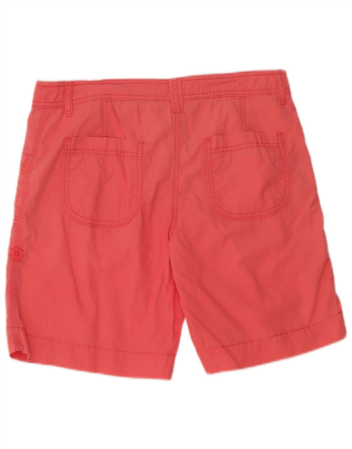 Shorts feminino Marks & Spencer UK 10 pequeno W30 algodão rosa