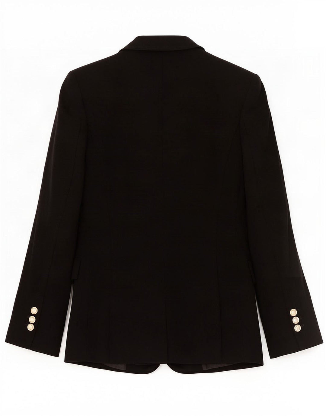 Jaqueta blazer feminina Zara com 2 botões Reino Unido 6 XS preto poliéster