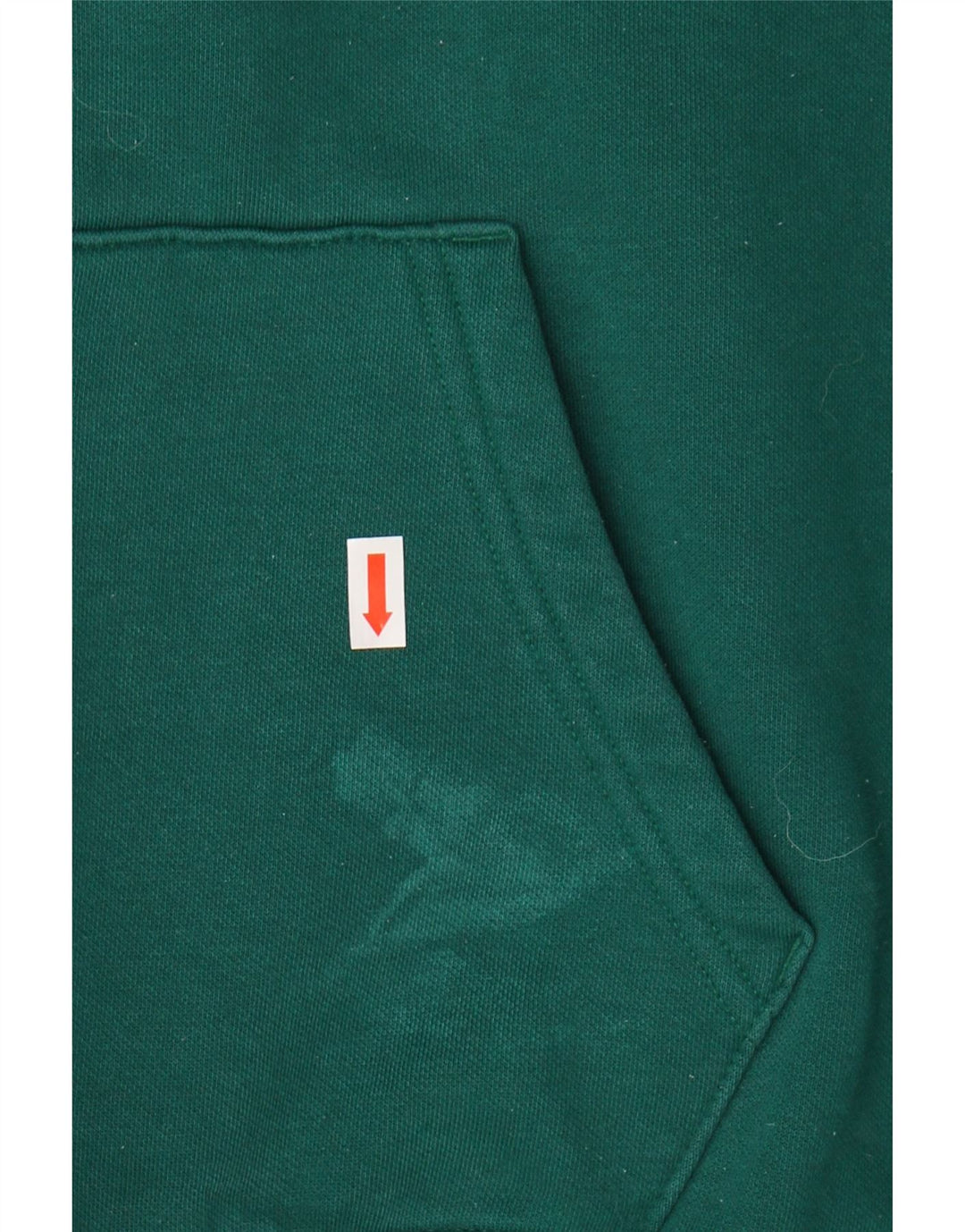 TOMMY JEANS Suéter com capuz gráfico masculino grande algodão verde
