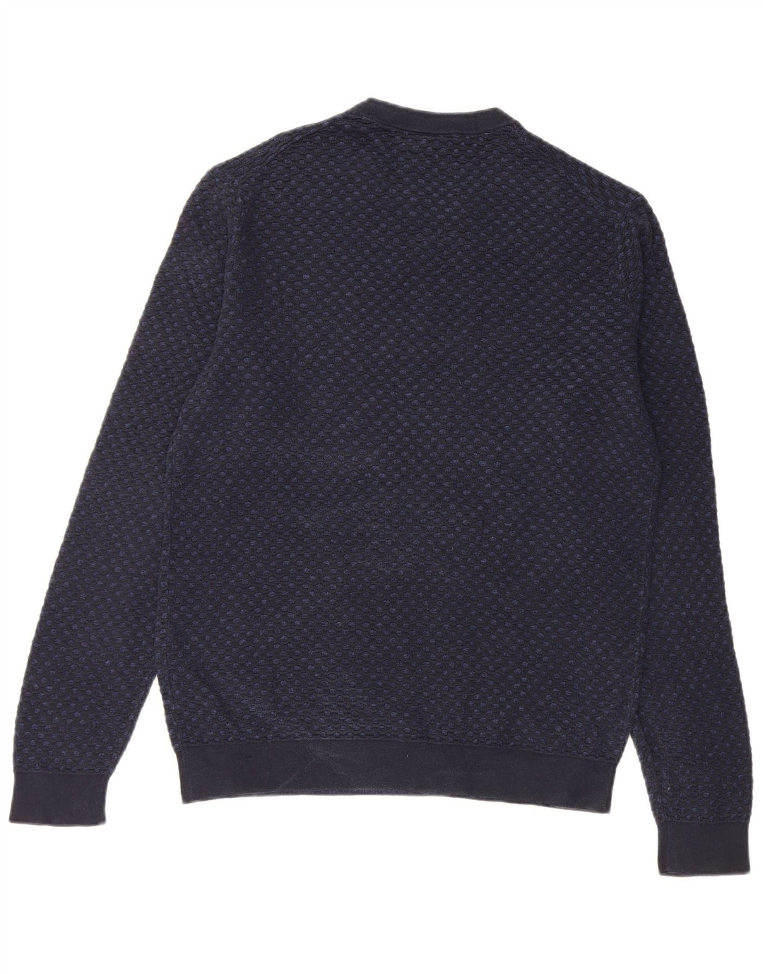 Suéter masculino Calvin Klein com gola redonda pequeno azul marinho