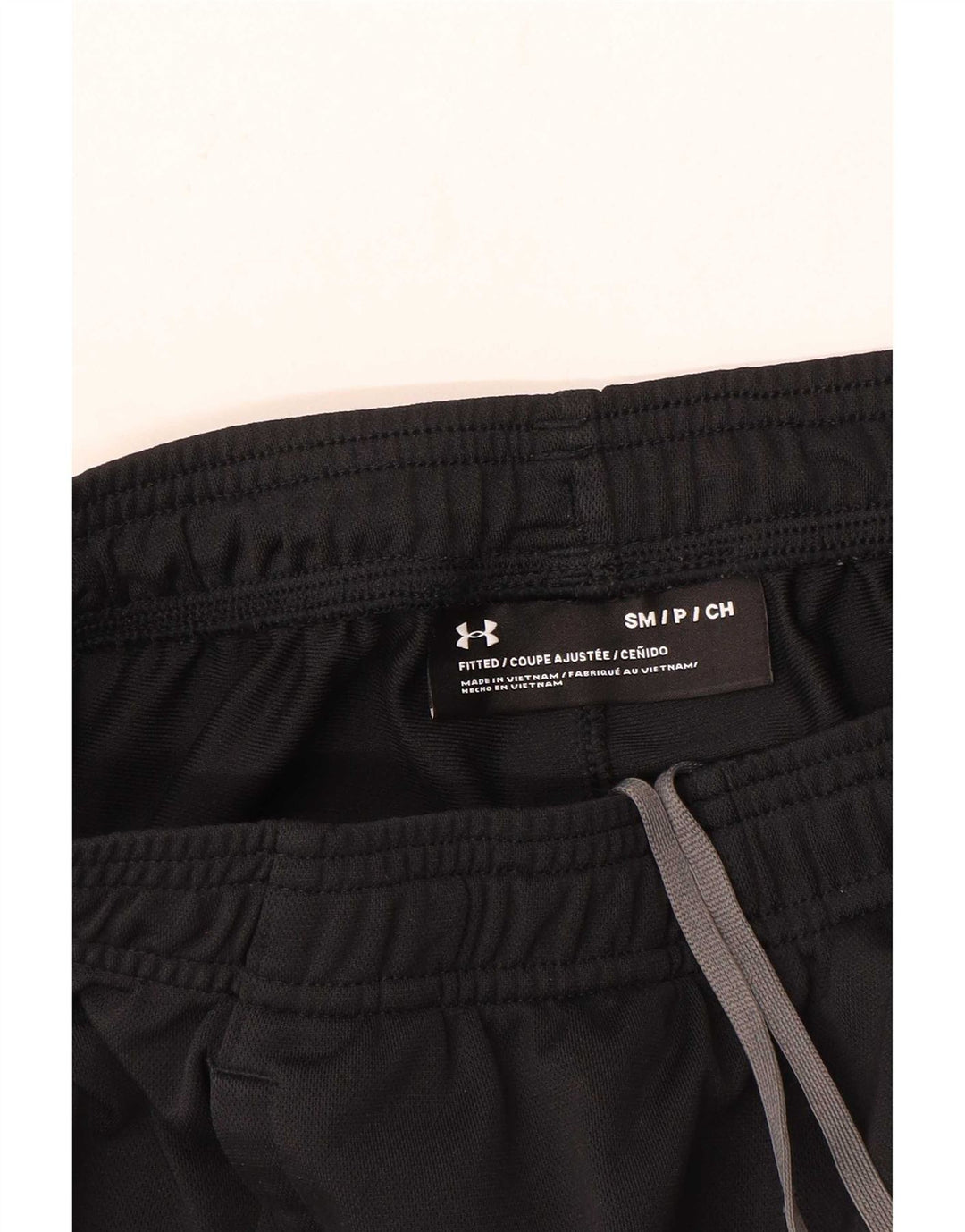 Calça de treino masculina Under Armour pequena preta