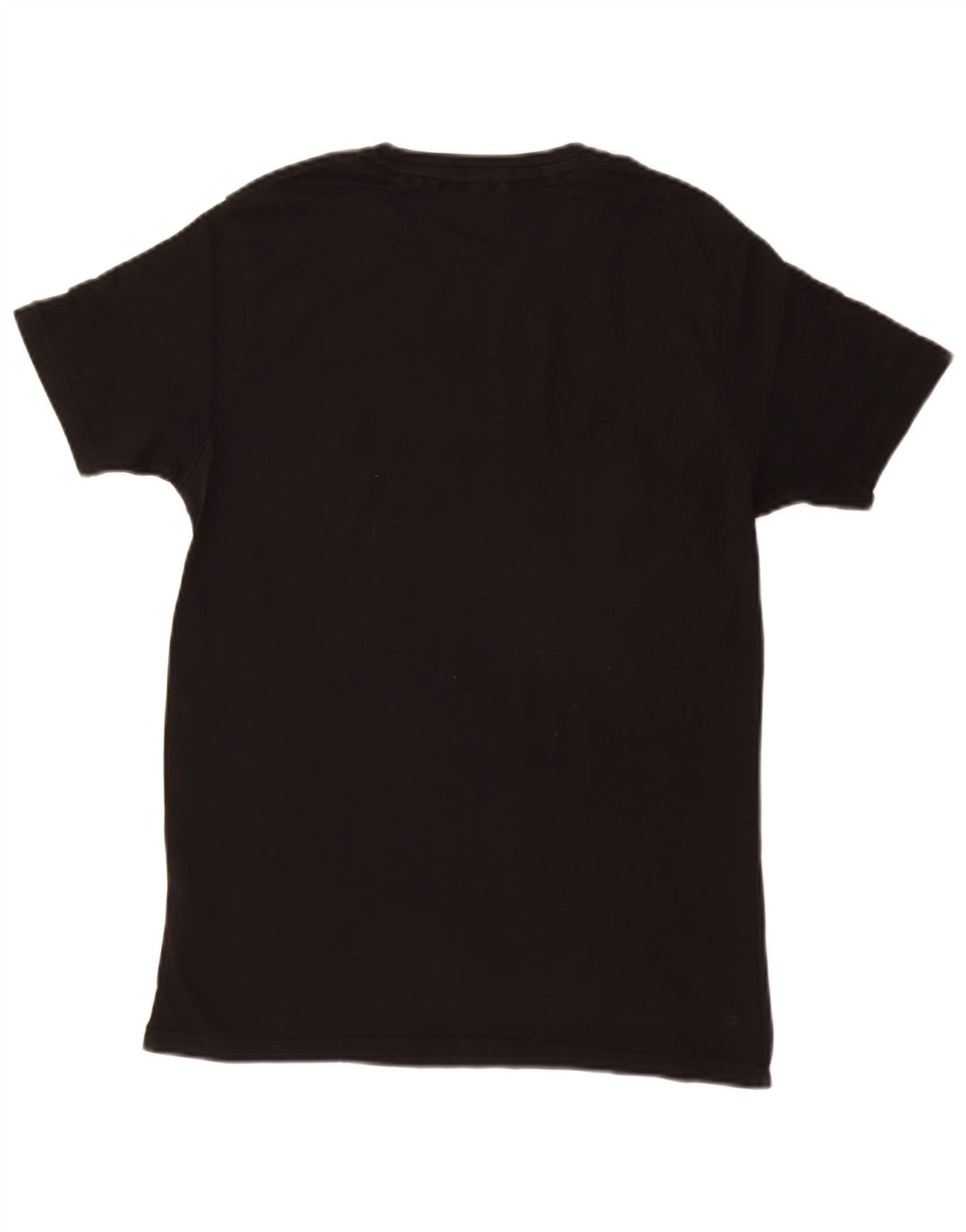 Camiseta gráfica masculina Alpha Industries Top pequeno algodão preto