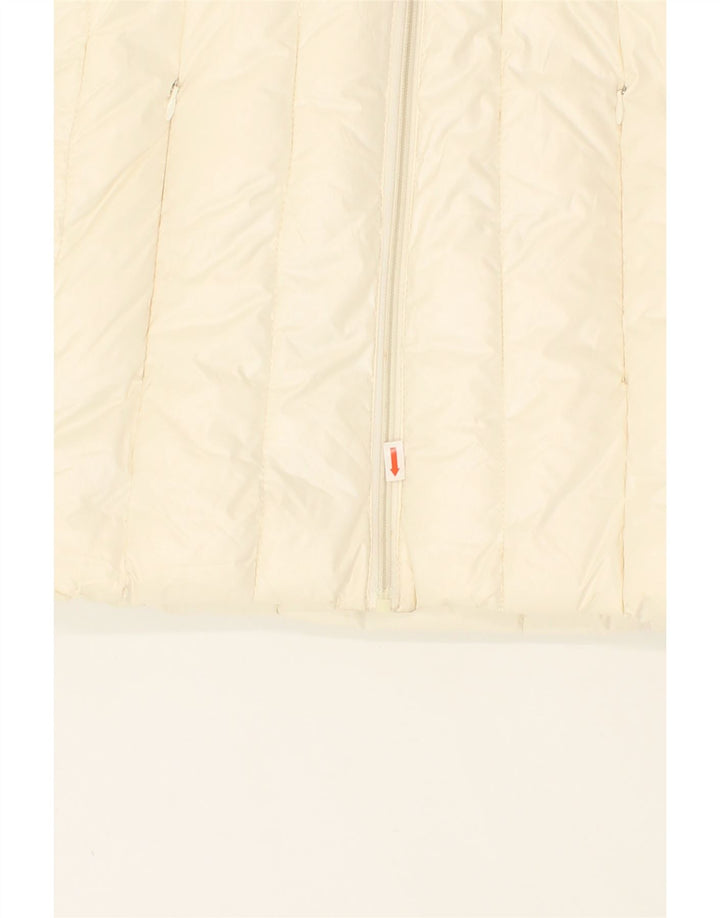 TOMMY HILFIGER Girls Padded Gilet 15-16 Years Off White Polyester Vintage Tommy Hilfiger and Second-Hand Tommy Hilfiger from Messina Hembry 
