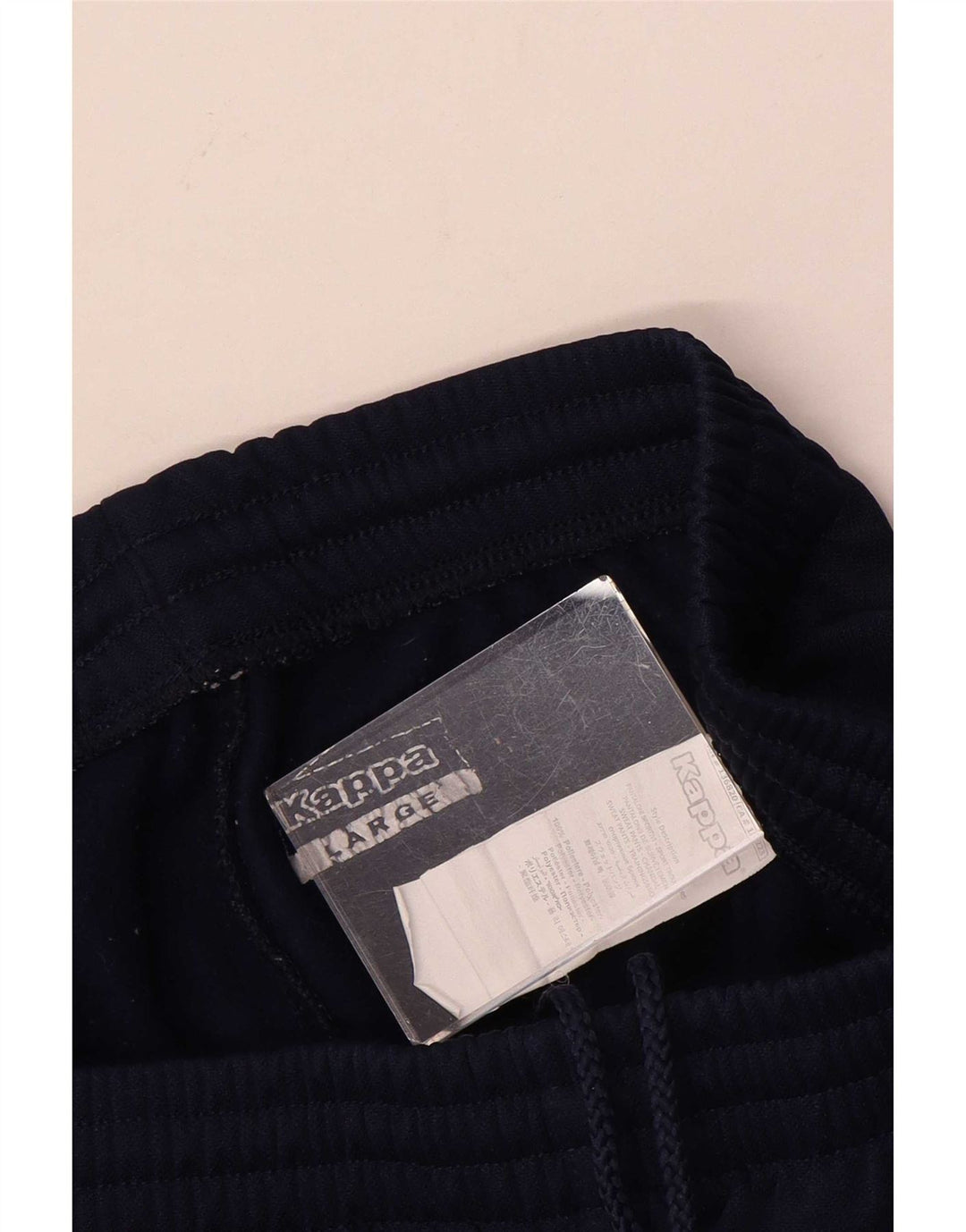Bermuda esportiva masculina Kappa grande poliéster azul marinho
