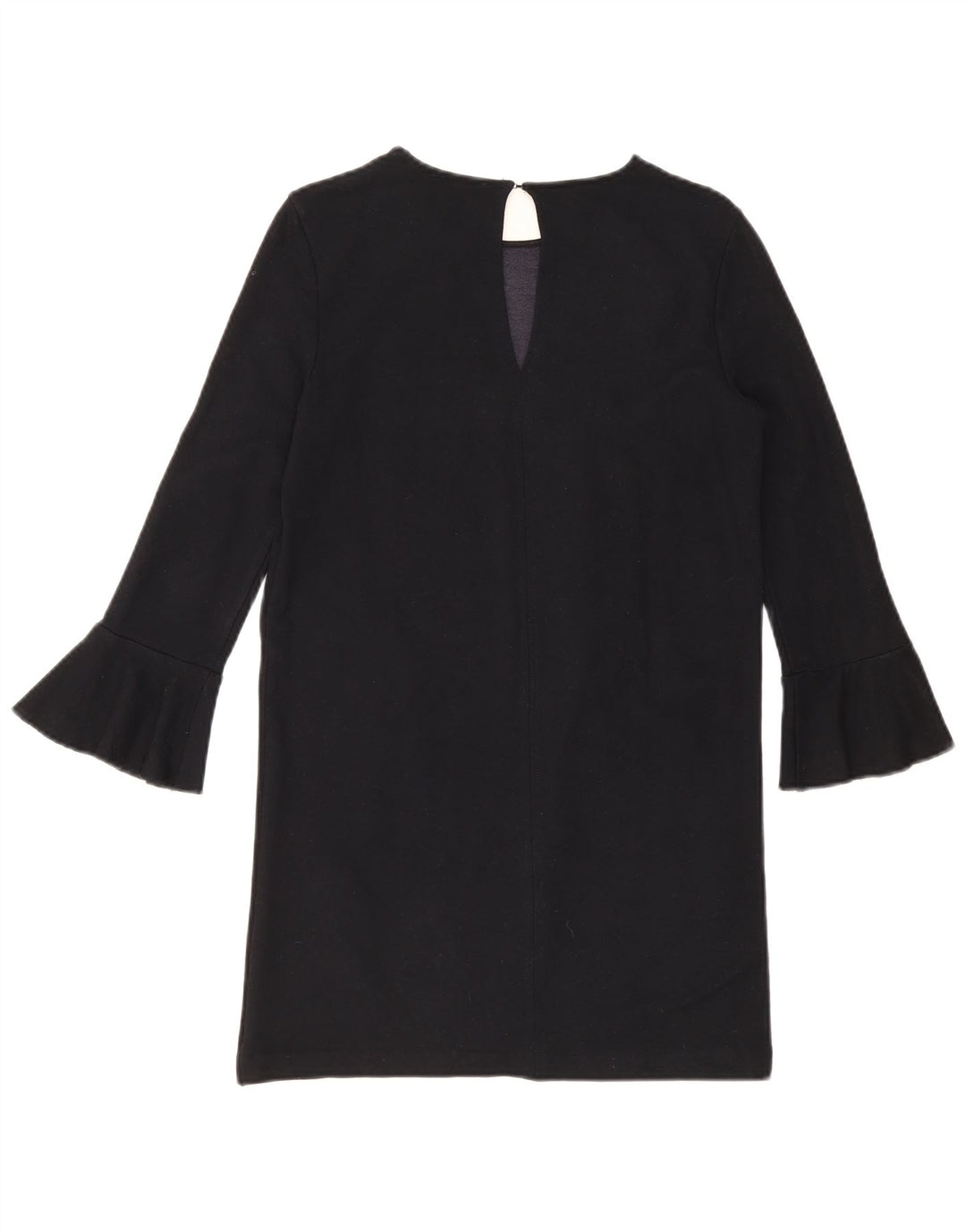 Vestido feminino de manga comprida Zara UK 10 pequeno azul marinho