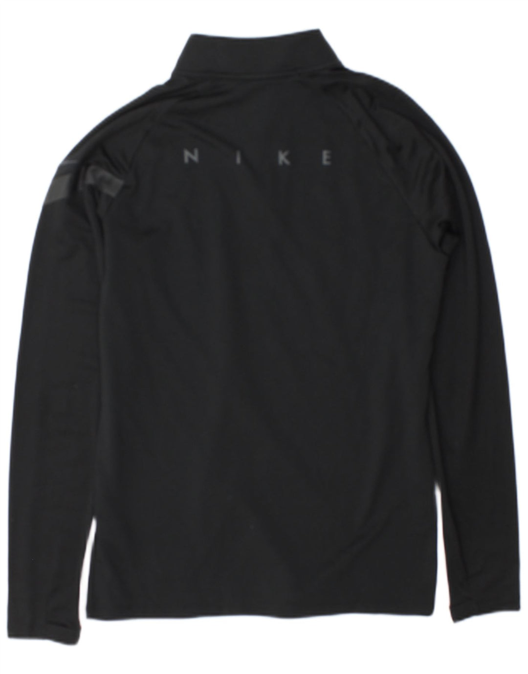 Moletom masculino Nike Dri Fit gráfico com zíper e gola alta preto