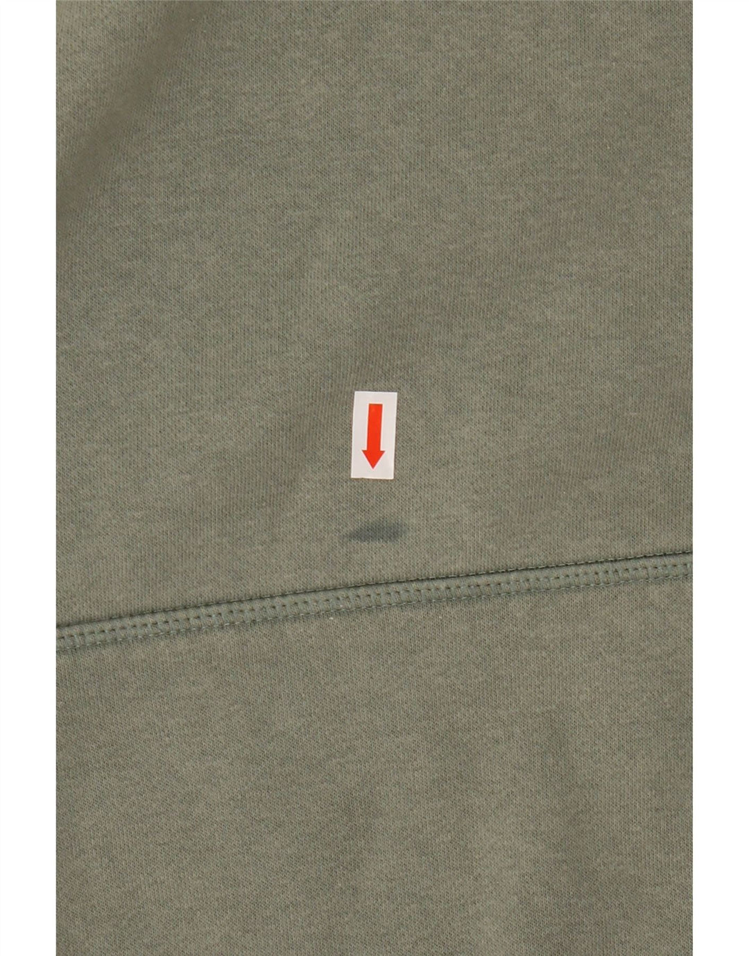 Suéter feminino com capuz gráfico HURLEY Reino Unido 14 algodão verde médio