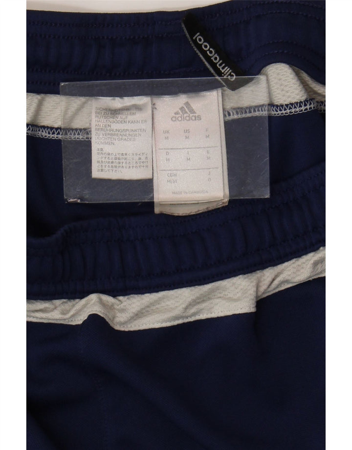 Calça de treino masculina Adidas Climacool médio azul marinho poliéster