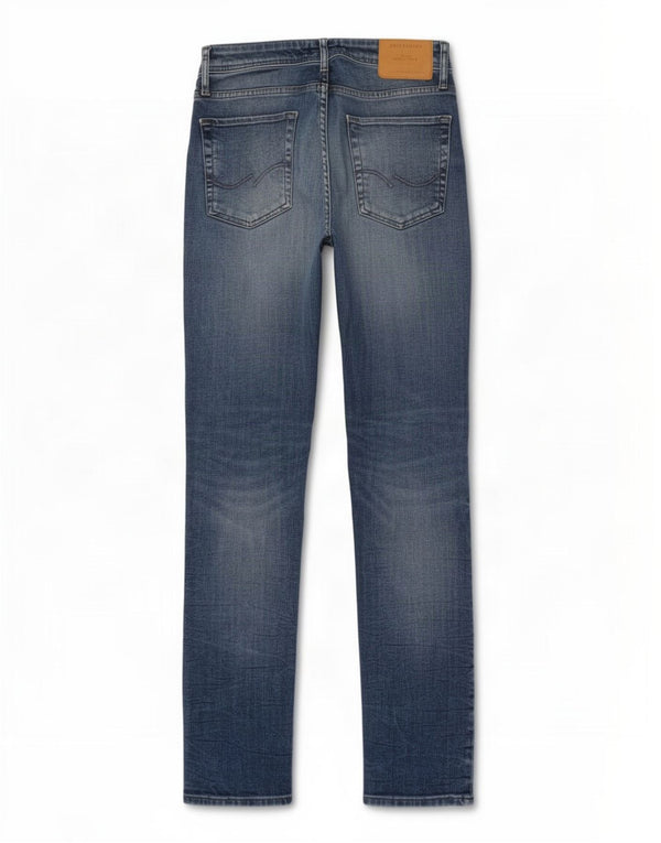 Jack & Jones Masculino GLENN Slim Jeans W29 L32 Azul Algodão