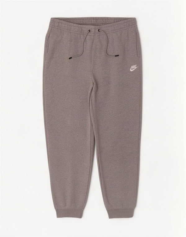 Calça de treino masculina Nike joggers grande cinza manchado