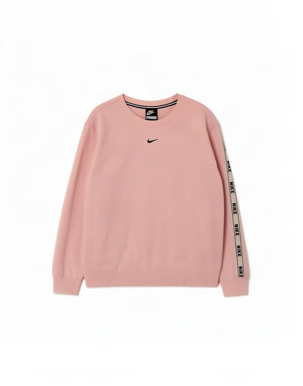 Moletom gráfico feminino Nike Jumper UK 14 médio rosa colorblock algodão