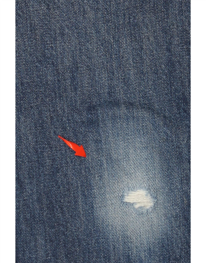 LEVI'S Mens 511 Distressed Slim Jeans W32 L29 Azul Algodão