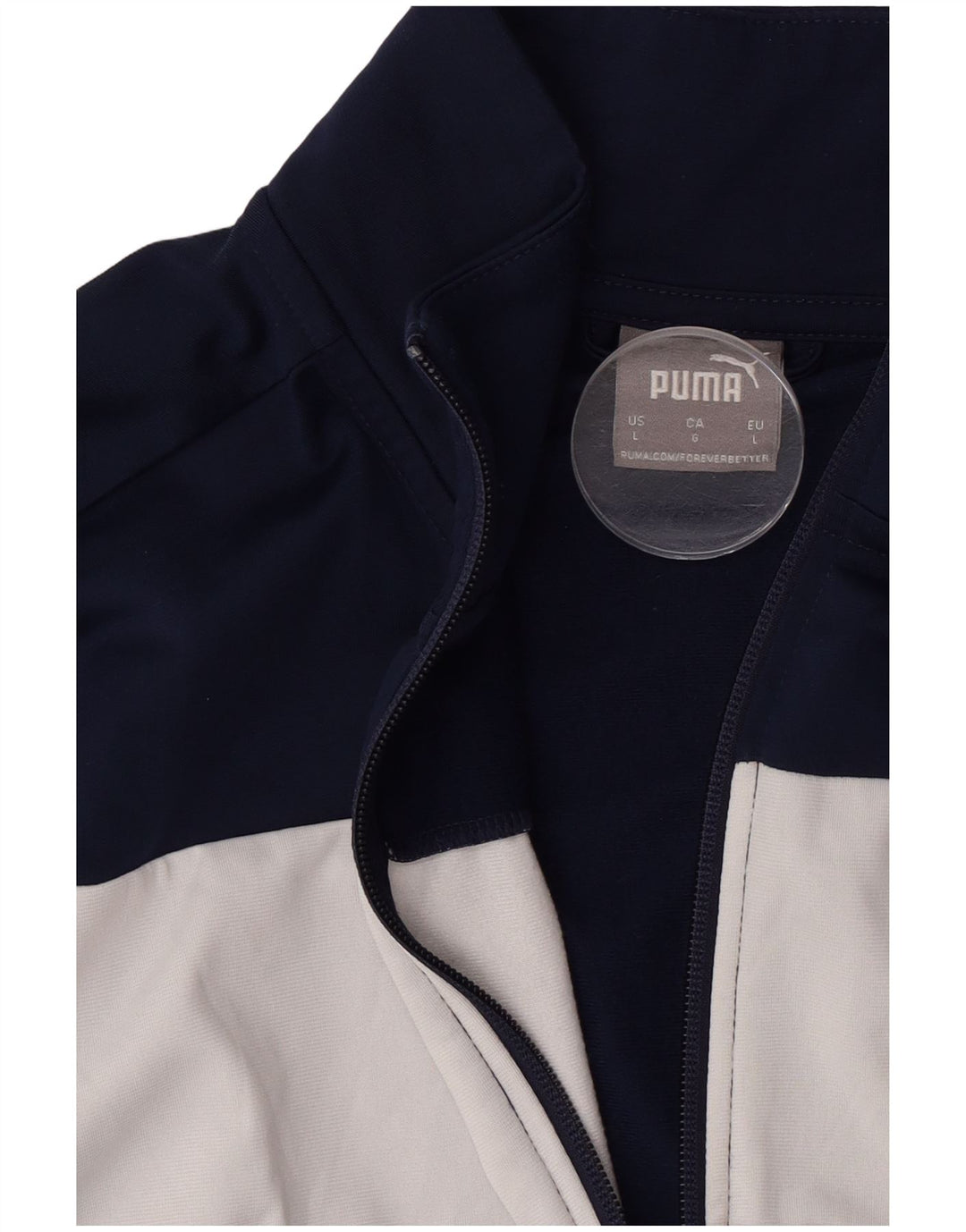 Puma Mens Tracksuit Top Jacket Grande Azul Marinho Colorblock