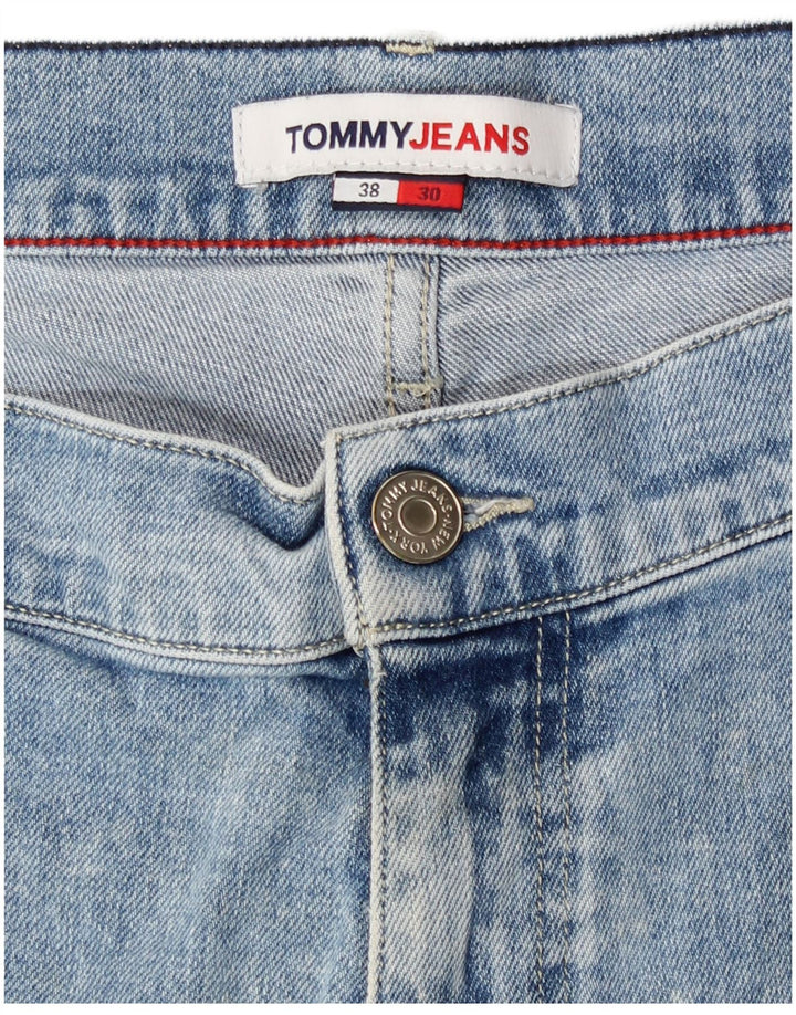 Tommy Hilfiger Masculino Slim Jeans W38 L27 Azul Algodão