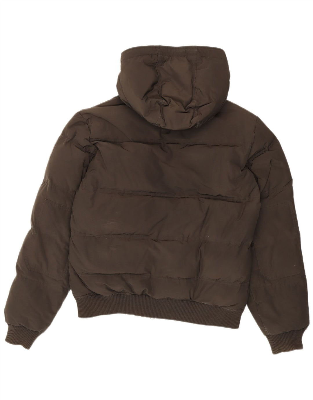 Jaqueta masculina acolchoada com capuz Bomboogie UK 42 XL poliéster cinza