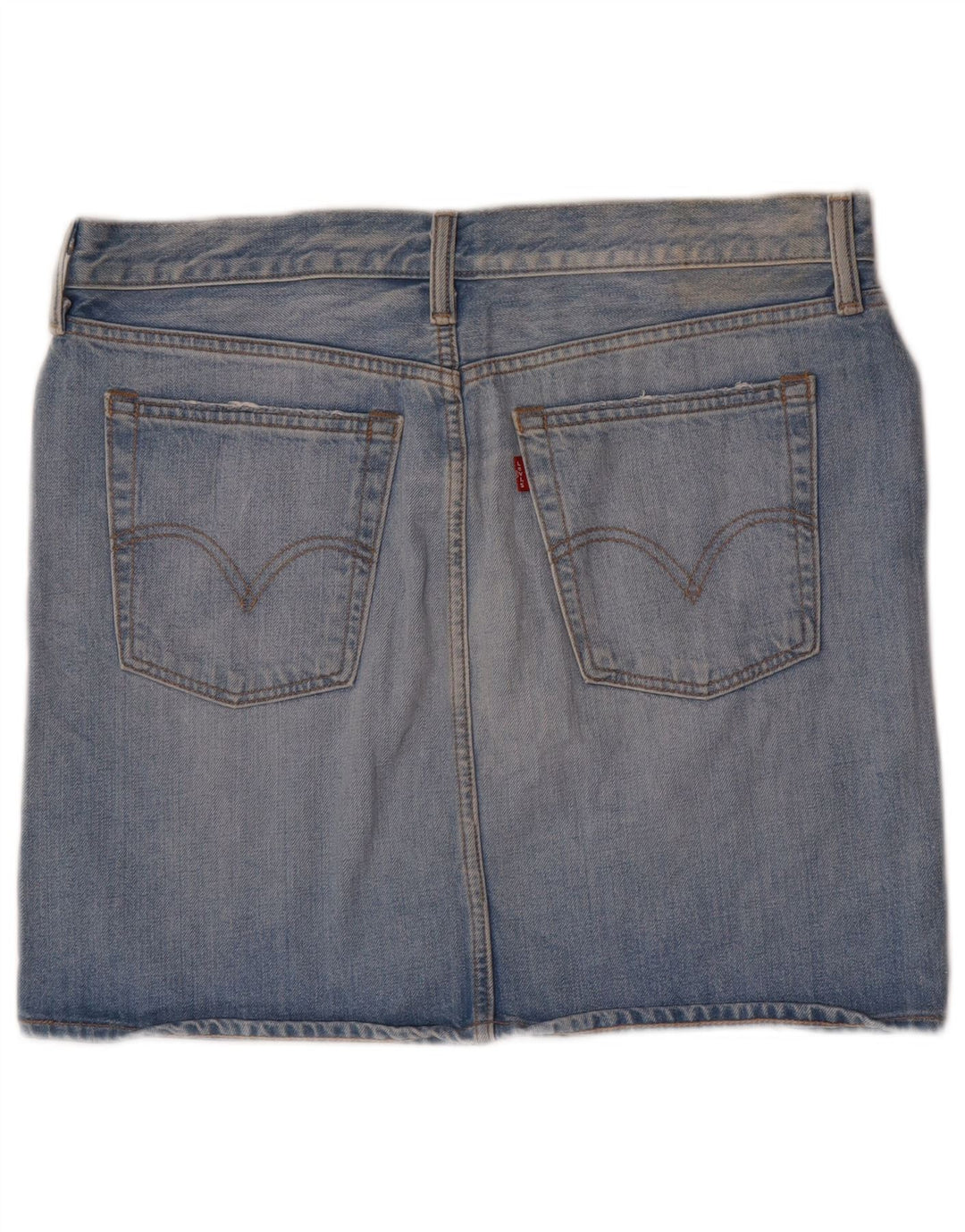 Mini saia jeans feminina Levi's W31 azul médio