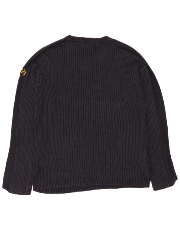 Suéter masculino Nautica com gola redonda 2XL Rami azul marinho