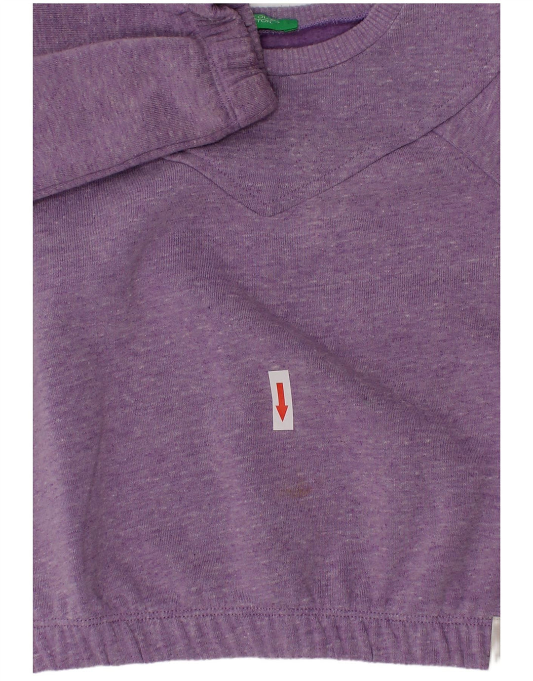 Sweatshirt Benetton Menina 2-3 Anos Poliéster Salpicado Roxo