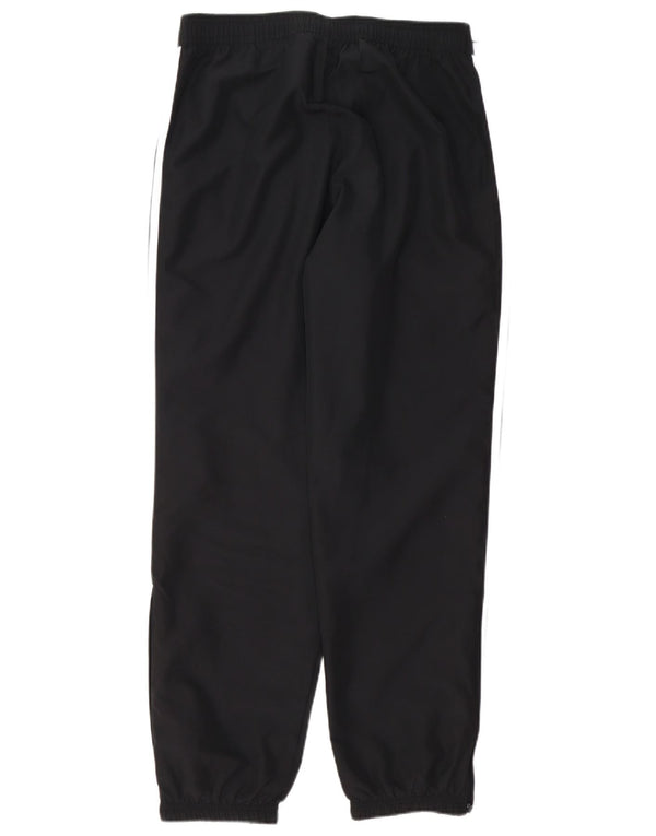 Adidas Mens Treino Calças Joggers Médio Preto Listrado Poliéster
