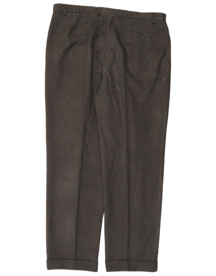 Calça masculina Marks & Spencer Pegged Suit W40 L33 cinza poliéster