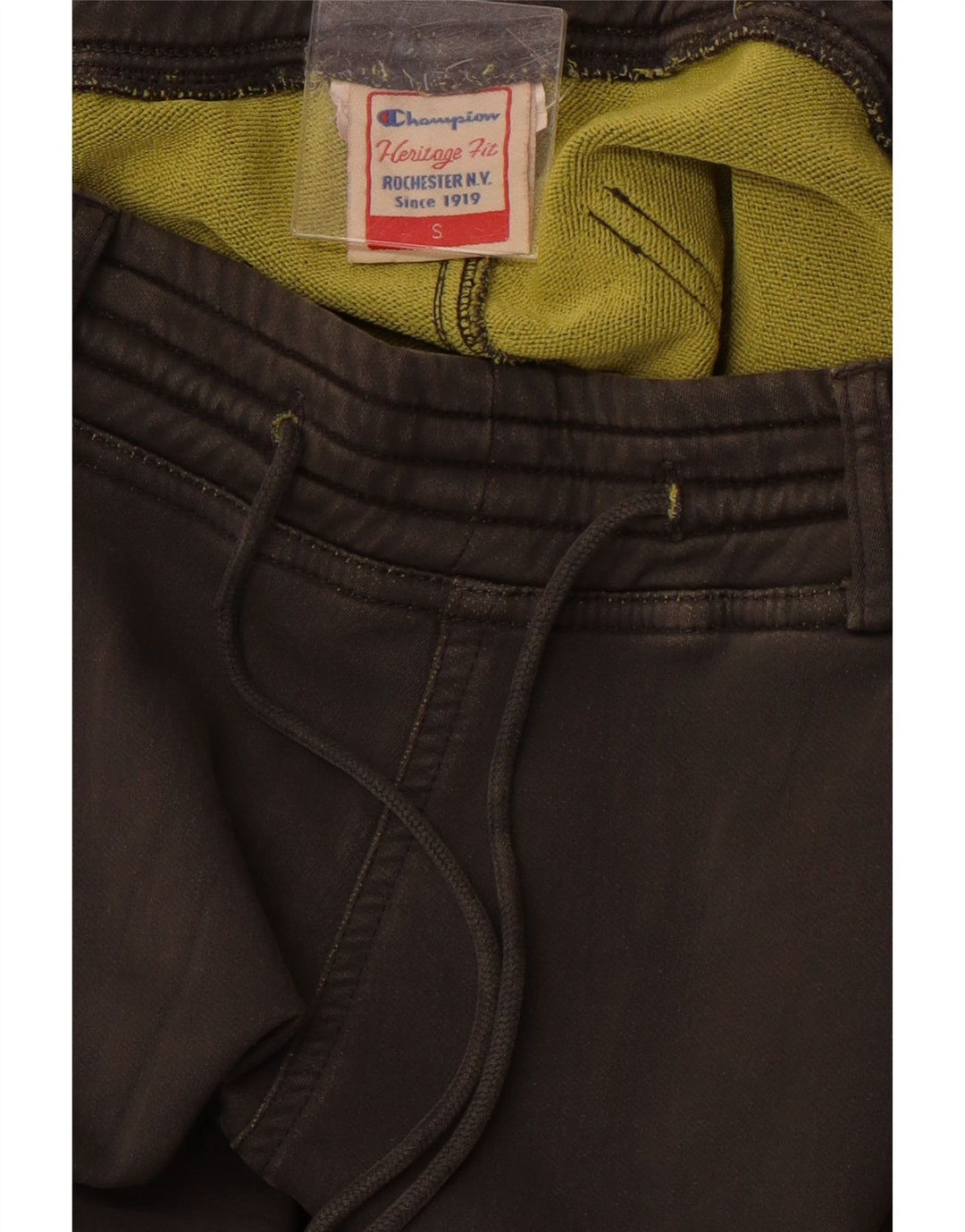 Calça de treino masculina CHAMPION Heritage Fit pequena cinza