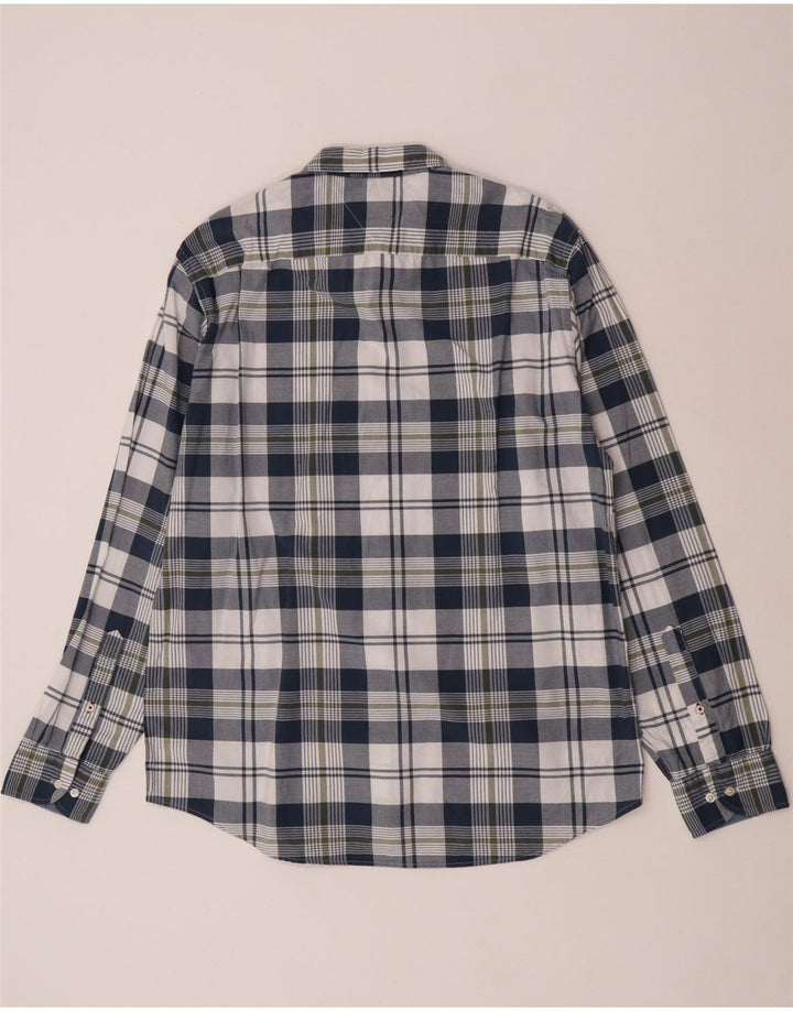 Camisa Tommy Hilfiger Masculina Regular Fit XL Azul Marinho Xadrez