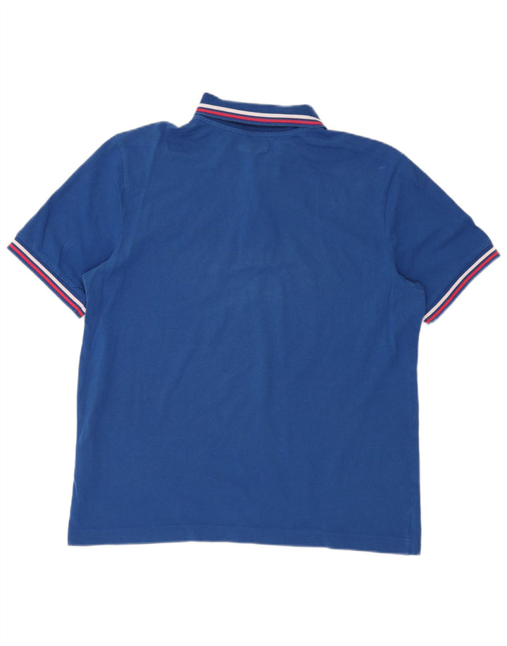 Camisa polo masculina KAPPA grande algodão azul