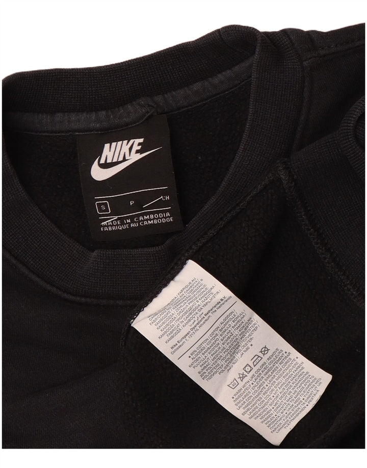 Nike moletom masculino jumper pequeno algodão preto