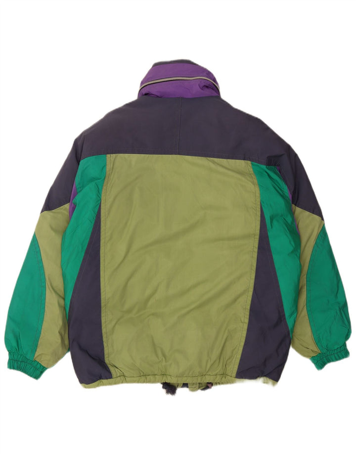 Jaqueta de esqui masculina Colmar Loose Fit IT 50 Medium Green Colourblock
