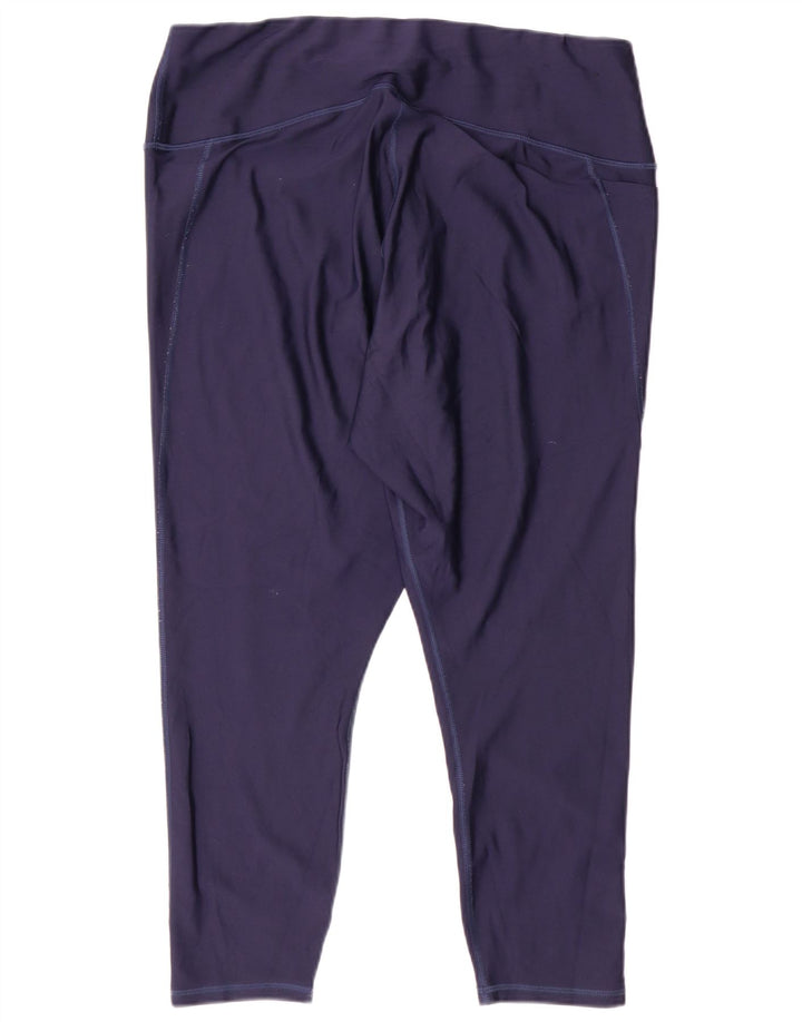 Under Armour Womens Compression Capri Leggings UK 20 2XL Azul Marinho Esportes