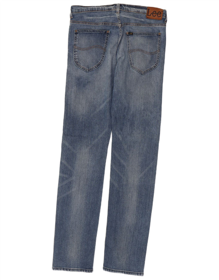LEE Masculino Daren Slim Jeans W33 L36 Azul Algodão