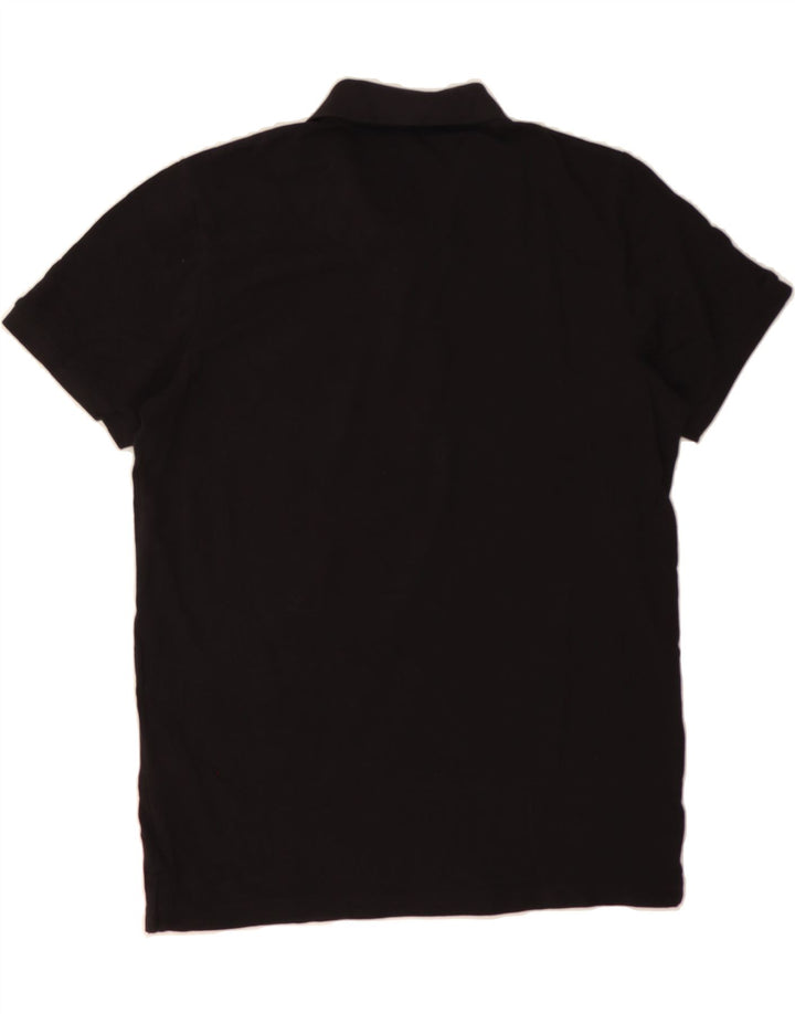 JACK & JONES Mens Polo Shirt Large Black Cotton Vintage Jack & Jones and Second-Hand Jack & Jones from Messina Hembry 
