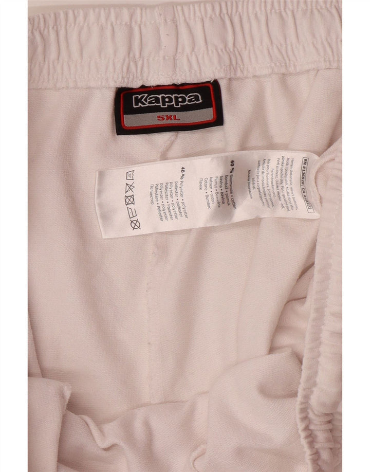 Shorts esportivos gráficos masculinos KAPPA 5XL algodão branco