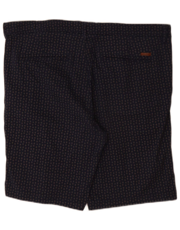 Shorts Chino masculino Jack & Jones XL W38 algodão manchado azul marinho