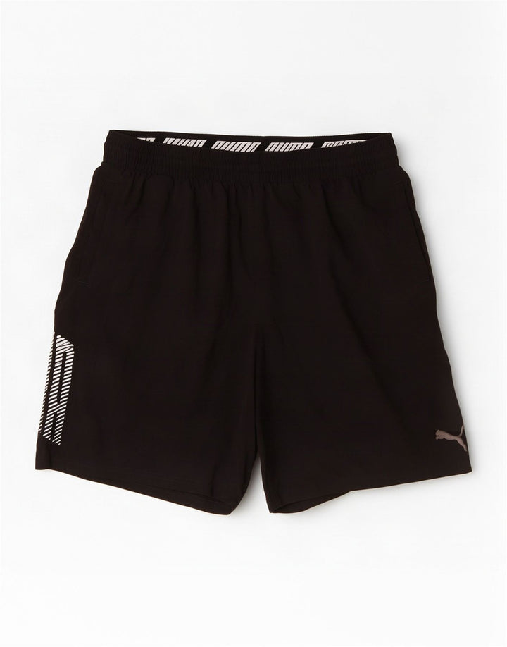 Shorts esportivos gráficos masculinos Puma 2XL poliéster preto